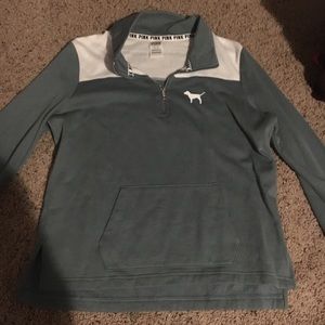 Victoria’s secret pink half zip sweatshirt